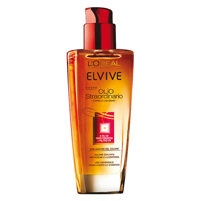 L'OREAL ELVIVE OLIO STRAORDINARIO CAPELLI COLORATI 100 ML - Tre Pi Profumerie