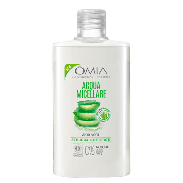 OMIA ACQUA MICELLARE ALOE VERA STRUCCA E DETERGE 400 ML - Tre Pi Profumerie