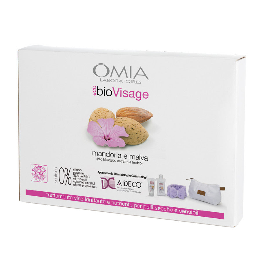 OMIA CONFEZIONE ECOBIOVISAGE BEAUTY ROUTINE MANDORLA E MALVA - Tre Pi Profumerie