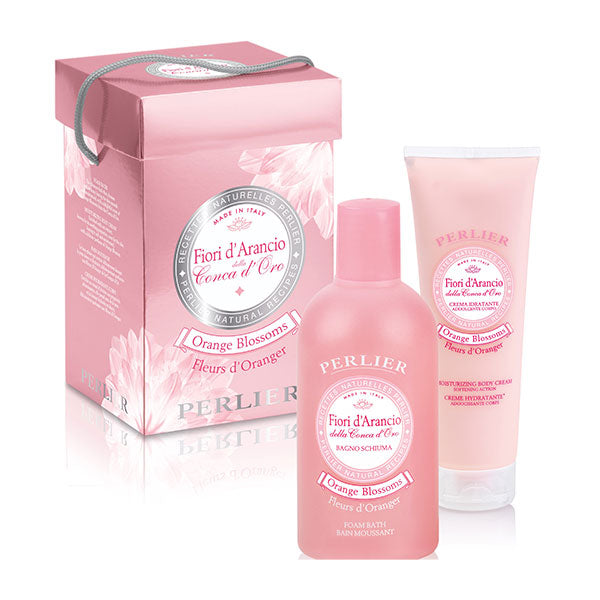 PERLIER COFANETTO FIORI D'ARANCIO BAGNO 500 + IDRATANTE 250 - Tre Pi Profumerie