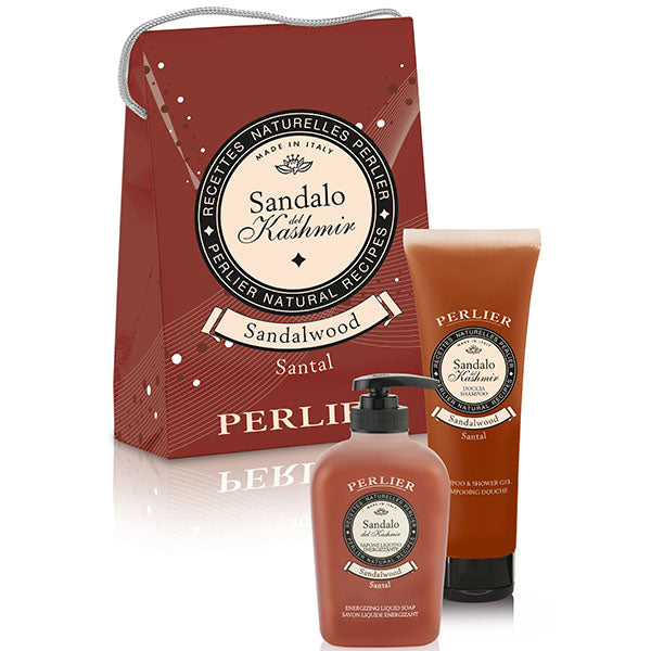 PERLIER COFANETTO SANDALO DOCCIA 250 + SAPONE LIQUIDO 300 ML - Tre Pi Profumerie