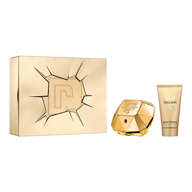 PACO RABANNE LADY MILLION COFANETTO EDP 50 + BODY LOTION 75 - Tre Pi Profumerie
