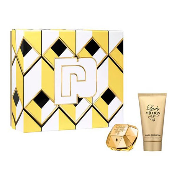 PACO RABANNE LADY MILLION COFANETTO EDP 50 ML + BODY LOTION 75ML - Tre Pi Profumerie