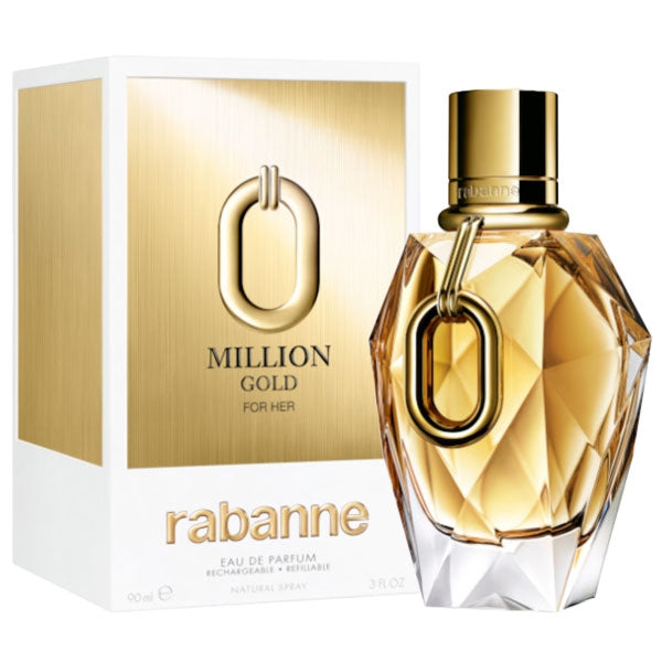 PACO RABANNE MILLION GOLD FOR HER EDP 90 ML RICARICABILE - Tre Pi Profumerie