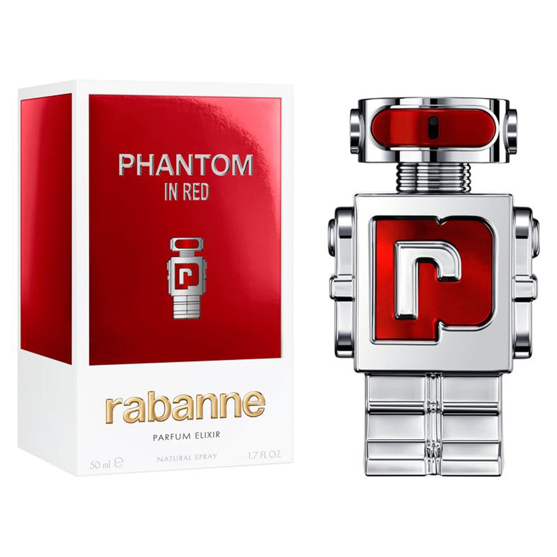 PACO RABANNE PHANTOM IN RED PARFUM ELIXIR 50 ML
