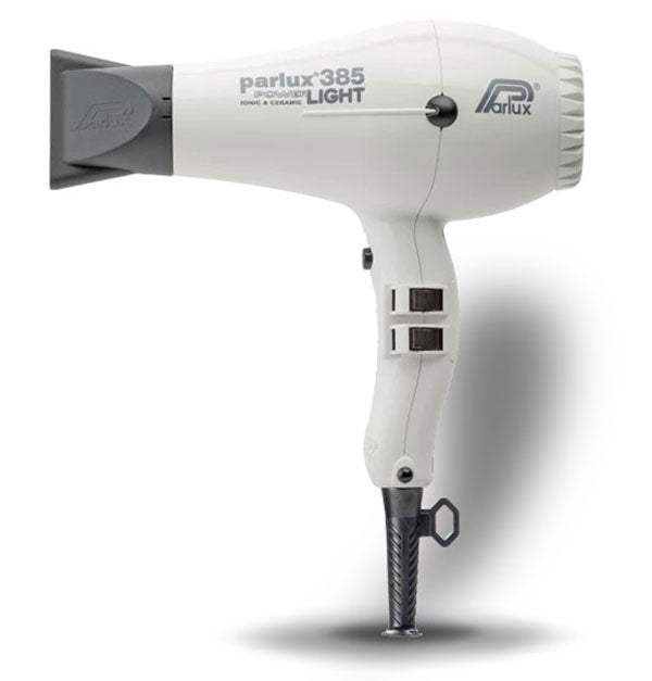PARLUX PHON PROFESSIONAL 385 POWER LIGHT IONIC & CERAMIC BIANCO - Tre Pi Profumerie