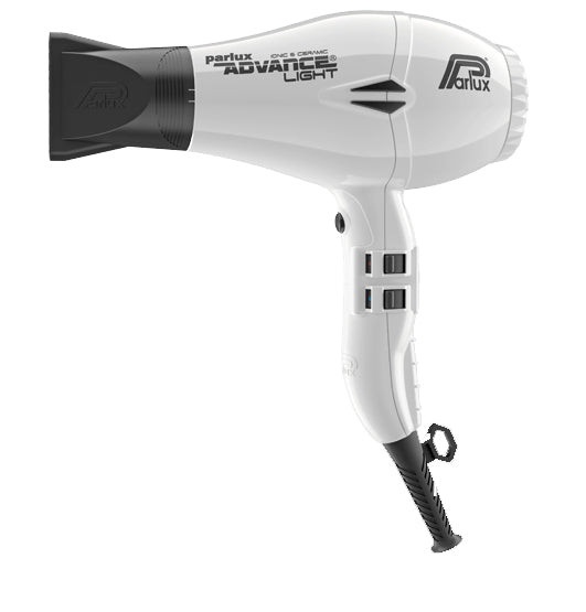 PARLUX PHON PROFESSIONAL ADVANCE LIGHT IONIC & CERAMIC BIANCO - Tre Pi Profumerie