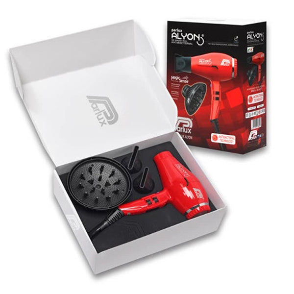 PARLUX ALYON PHON AIR IONIZER TECH 1900-2250 W ROSSO MAGIC SENSE - Tre Pi Profumerie
