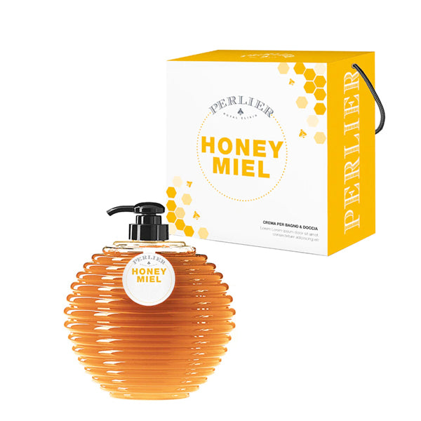 PERLIER HONEY MIEL COFANETTO BAGNO CREMA ELISIR DI MIELE 580 ML - Tre Pi Profumerie