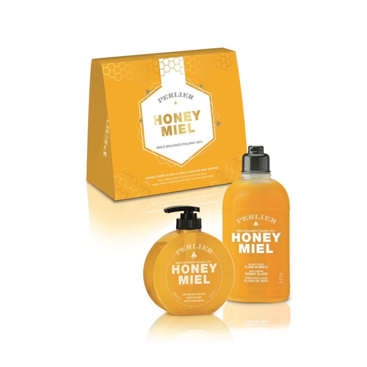 PERLIER HONEY MIEL COFANETTO DOCCIA CREMA + SAPONE NON SAPONE