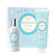 PERLIER MUSCHIO BIANCO COFANETTO DOCCIA CREMA + PROFUMO - Tre Pi Profumerie