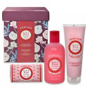 PERLIER PETALI DI ROSA COFANETTO BAGNOSCHIUMA + CREMA + SAPONE