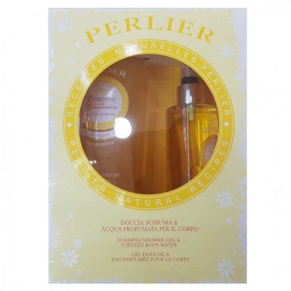 PERLIER ZENZERO COFANETTO ACQUA CORPO + DOCCIA CREMA - Tre Pi Profumerie