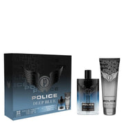 POLICE GIFT SET DEEP BLUE FOR MEN EDT 100ML +  SHOWER&SHAMPOO