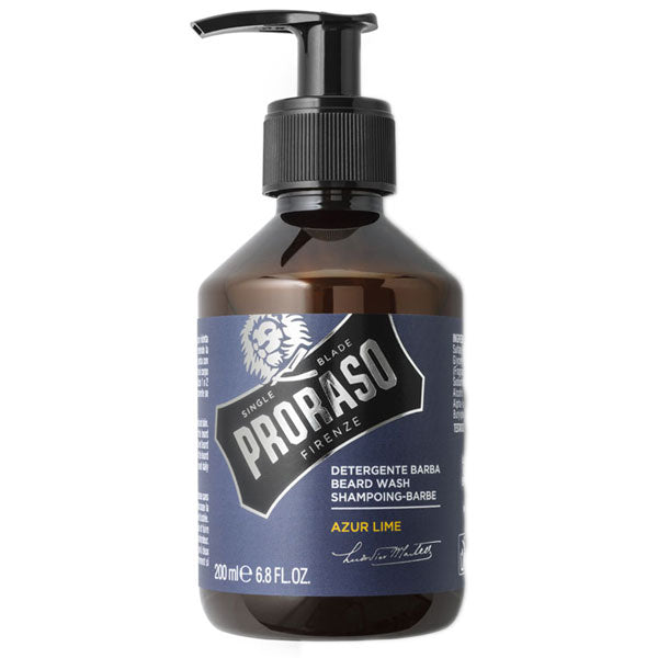 PRORASO AZUR LIME DETERGENTE BARBA 200 ML - Tre Pi Profumerie
