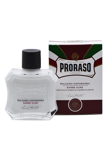PRORASO AFTERSHAVE BALM FOR HARSH BEARDS 100 ML
