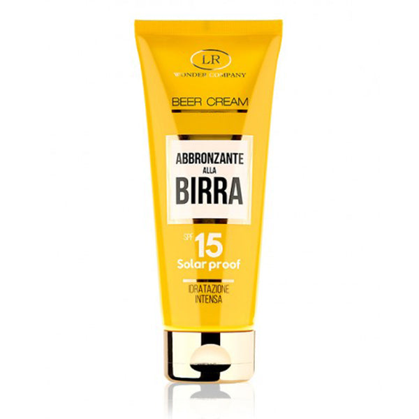 WONDER BEER CREAM ABBRONZANTE ALLA BIRRA SPF 15 100 ML - Tre Pi Profumerie