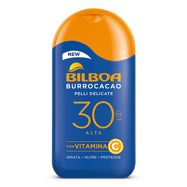 BILBOA BURROCACAO PROTEZIONE SOLARE ALTA SPF 30 200 ML - Tre Pi Profumerie