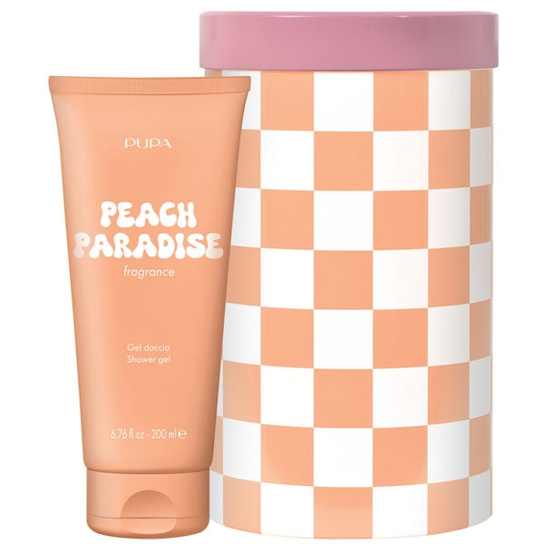PUPA COFANETTO REGALO HAPPY BOX SHOWER GEL PEACH - Tre Pi Profumerie