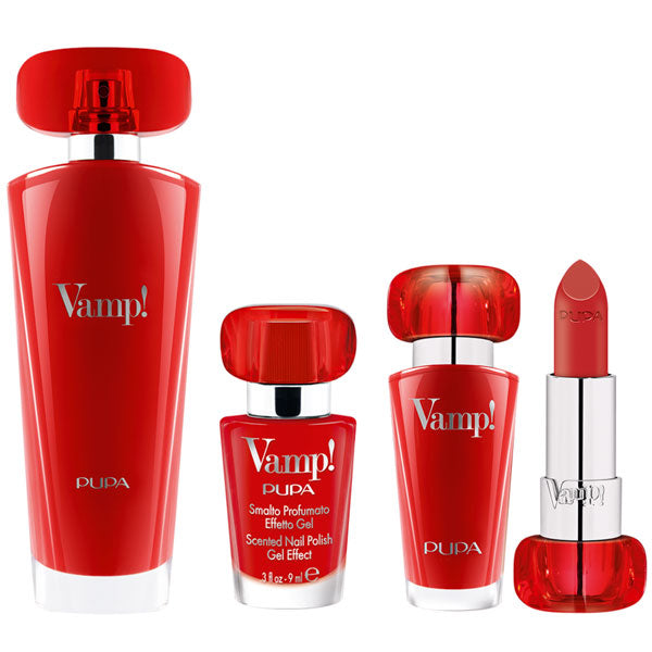 PUPA COFANETTO VAMP! PROFUMO EDP 50 ML + SMALTO + ROSSETTO - Tre Pi Profumerie
