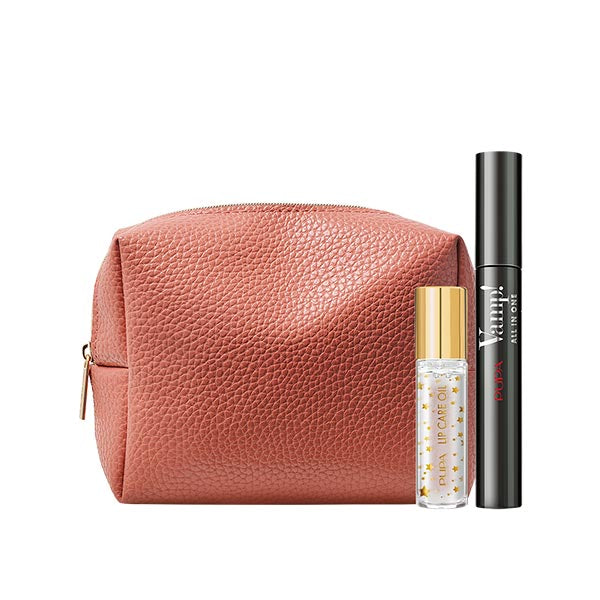 PUPA COFANETTO POCHETTEMASCARA ALL IN ONE + LIP CARE OIL - Tre Pi Profumerie