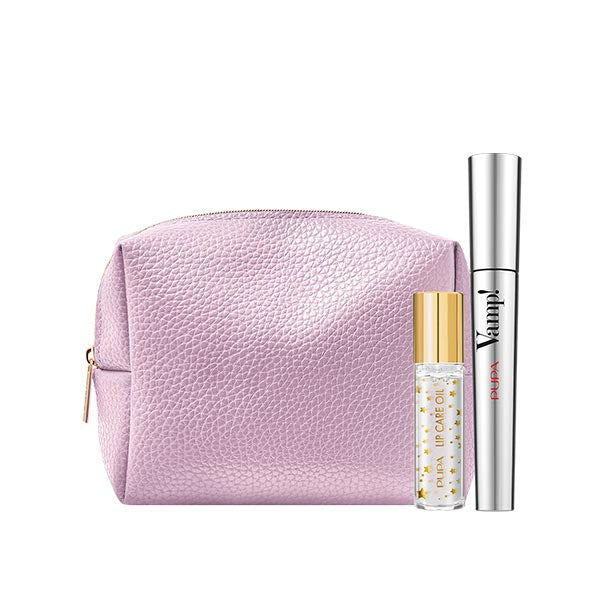 PUPA COFANETTO POCHETTEMASCARA VAMP! VOLUME + LIP CARE OIL - Tre Pi Profumerie