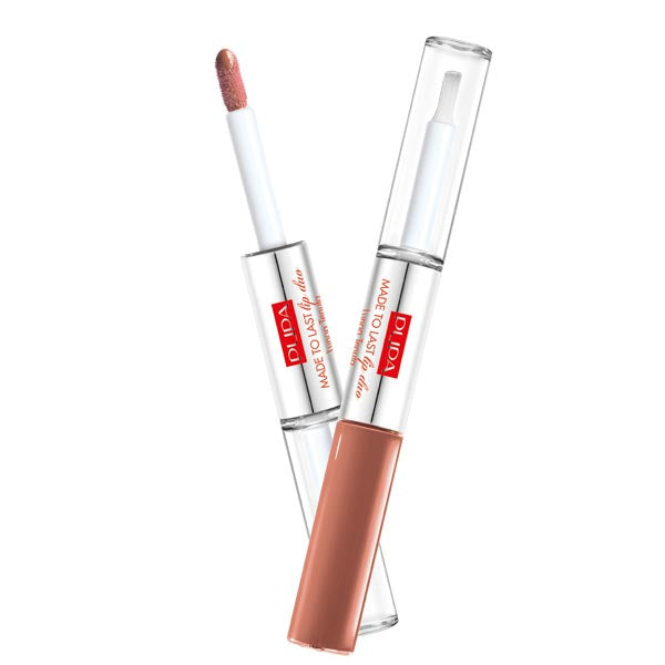 PUPA LIP DUO ROSSETTO MADE TO LAST NATURAL NUDE 012 - Tre Pi Profumerie