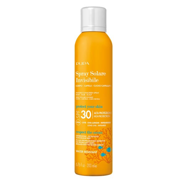PUPA SOLARE SPRAY INVISIBILE SPF 30 200 ML - Tre Pi Profumerie