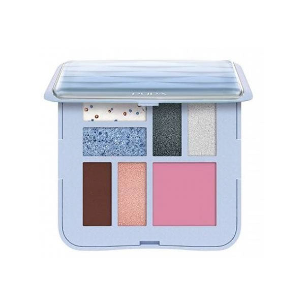 PUPA TROUSSE PALETTE S LIGHT BLUE 002 - Tre Pi Profumerie