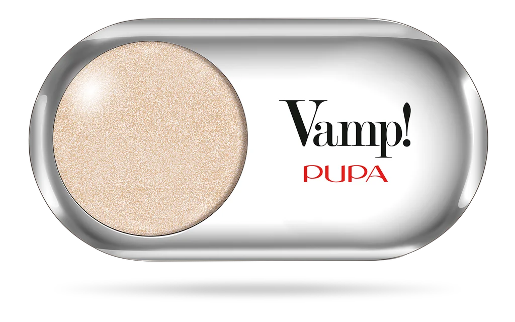PUPA VAMP! EYESHADOW SPARKLING GOLD TOP COAT OMBRETTO 206
