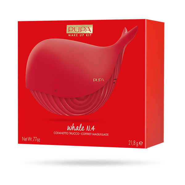 PUPA TROUSSE WHALE N.4 ROSSO 004 - Tre Pi Profumerie
