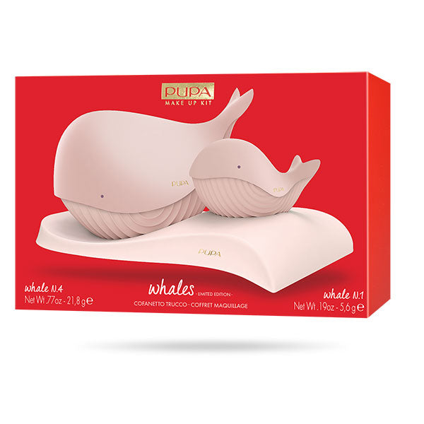 PUPA TROUSSE WHALES N.4+ N.1 ROSA 003 - Tre Pi Profumerie