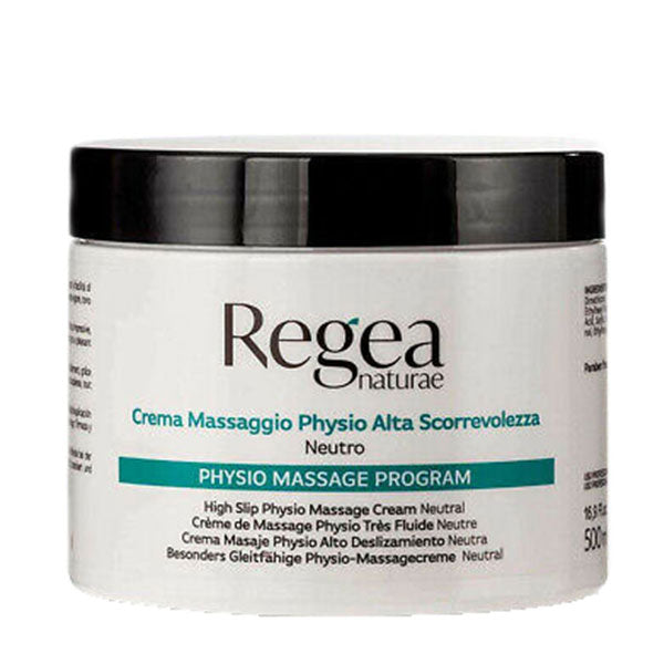 REGEA CREMA MASSAGGIO PHYSIO ALTA SCORREVOLEZZA NEUTRO 500ML - Tre Pi Profumerie