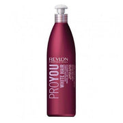 REVLON PROYOU WHITE HAIR SHAMPOO SILVER SHAMPOO 350 ML - Tre Pi Profumerie