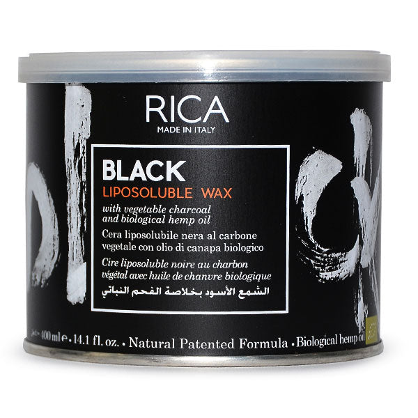 RICA CERETTA LIPOSOLUBILE BLACK WAX 400 ML - Tre Pi Profumerie
