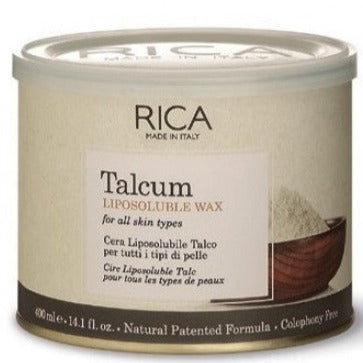 RICA TALC ÉPILATION LIPOSOLUBLE À LA CIRE 400 ML