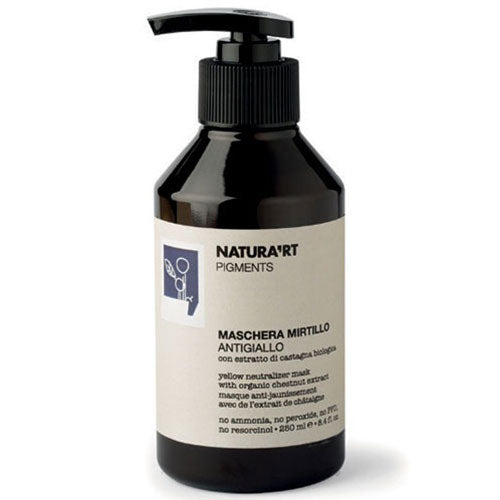 RICA NATURA'RT PIGMENTSMASCHERA MIRTILLO ANTIGIALLO 250 ML - Tre Pi Profumerie