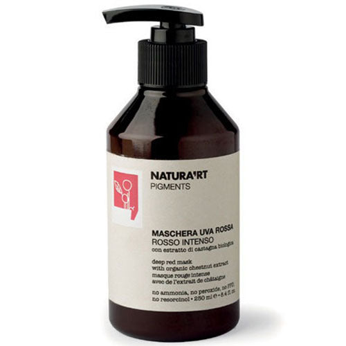 RICA NATURA'RT PIGMENTSMASCHERA UVA ROSSA ROSSO INTENSO 250 ML - Tre Pi Profumerie