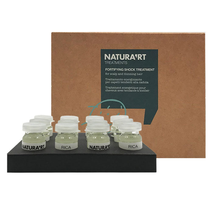 RICA NATURA'RT FIALE ANTI CADUTA PER CAPELLI 12 X 6 ML - Tre Pi Profumerie