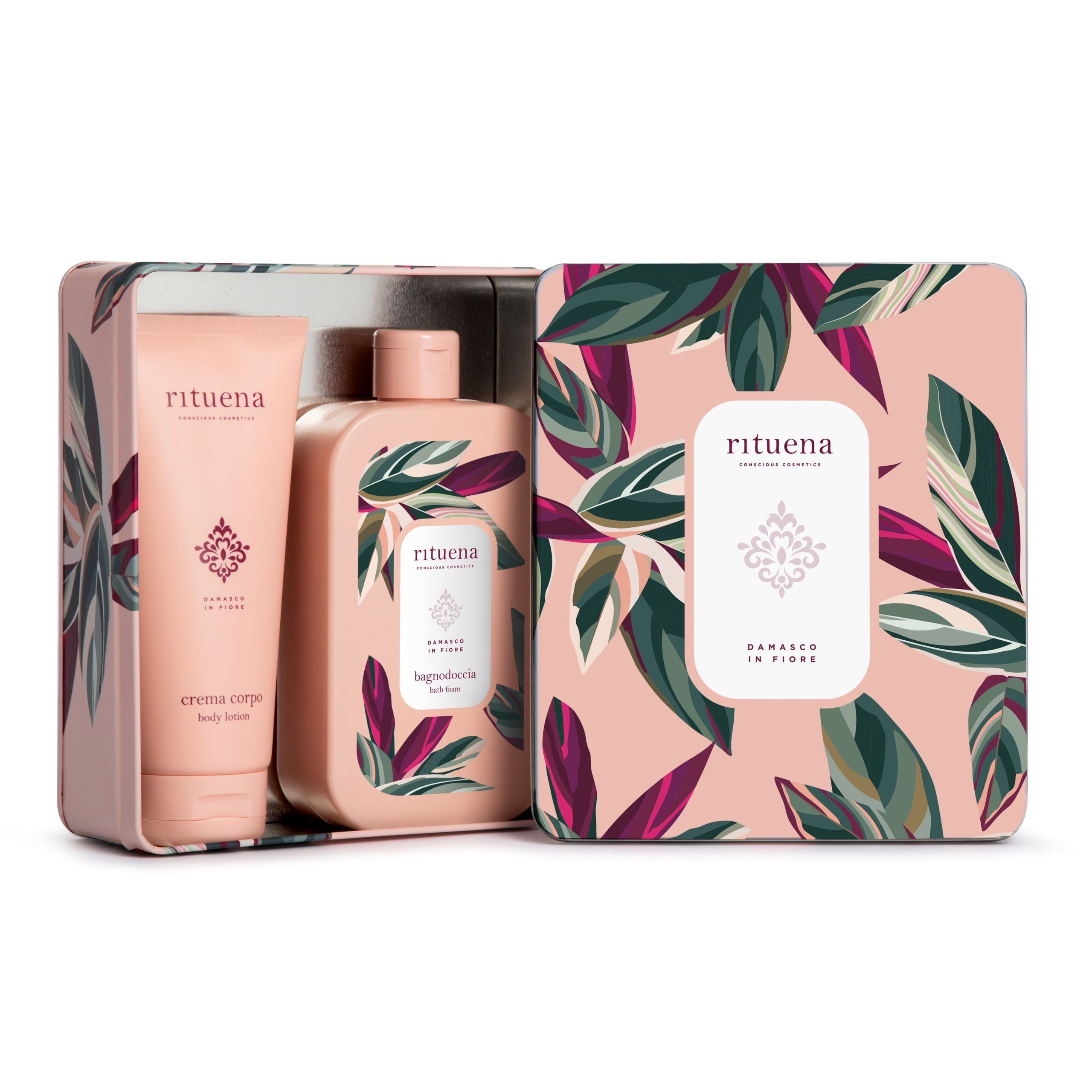 RITUENA DAMASCO IN FIORE COFANETTO BAGNODOCCIA + CREMA CORPO