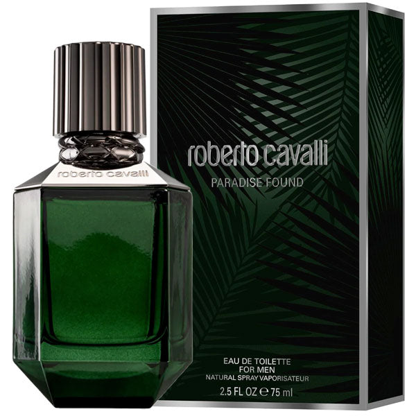 ROBERTO CAVALLI PARADISE FOUND FOR MEN EAU DE TOILETTE 75 ML - Tre Pi Profumerie