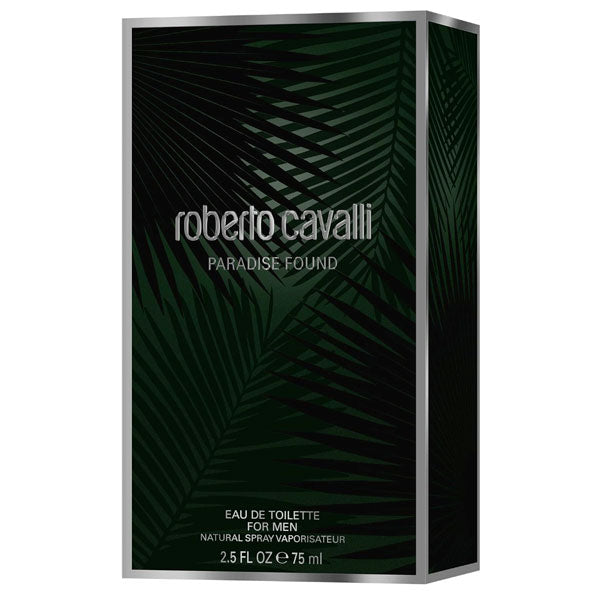ROBERTO CAVALLI PARADISE FOUND FOR MEN EAU DE TOILETTE 75 ML - Tre Pi Profumerie