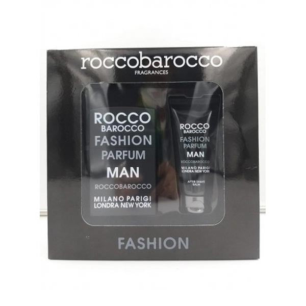 ROCCOBAROCCO FASHION MAN COFANETTO EDP 75 ML + AFTER SHAVE - Tre Pi Profumerie