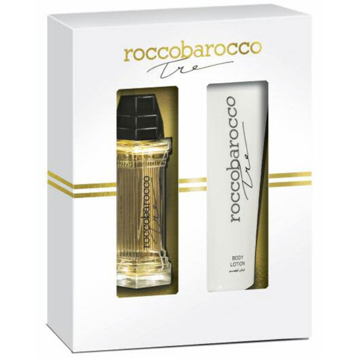 ROCCOBAROCCO TRE COFANETTO EDP 100 ML + BODY LOTION 400 ML - Tre Pi Profumerie