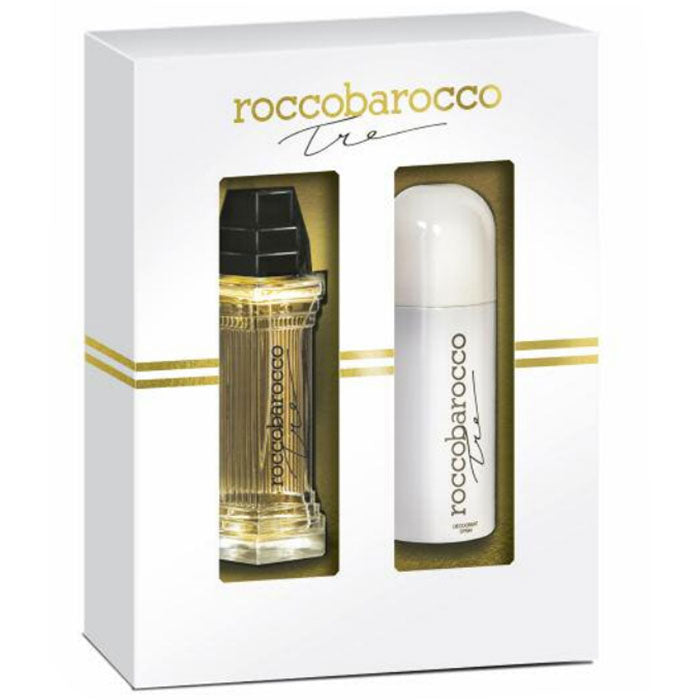 ROCCOBAROCCO TRE COFANETTO EDP 100 ML + DEO 150 ML - Tre Pi Profumerie