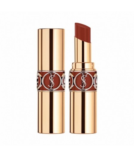 YVES SAINT LAURENT ROUGE VOLUPTE SHINE BURNT ZELLIGE 122 - Tre Pi Profumerie