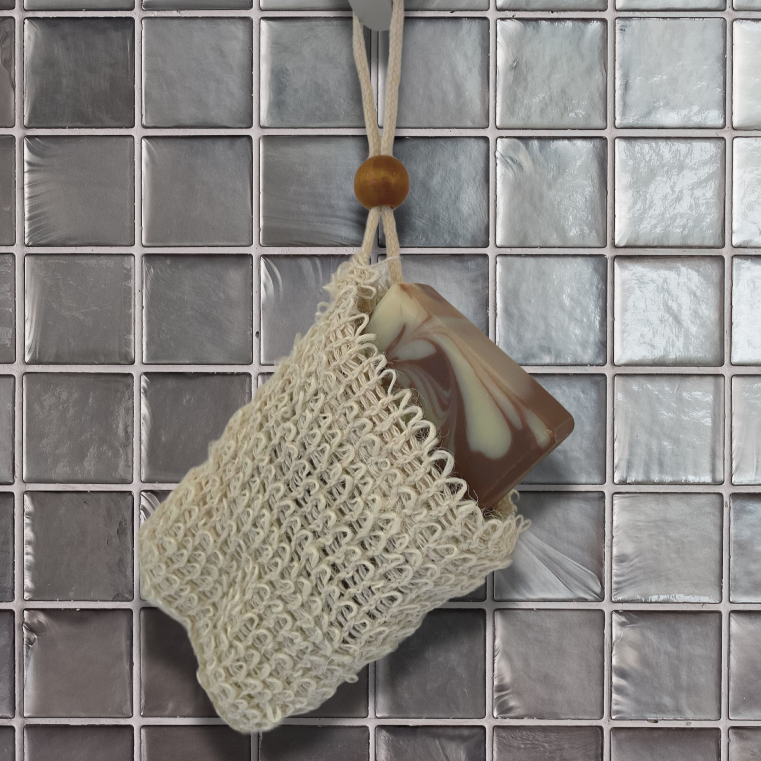 MBK - Mellow By Kat Sacchetto Portasapone Fibra di Sisal