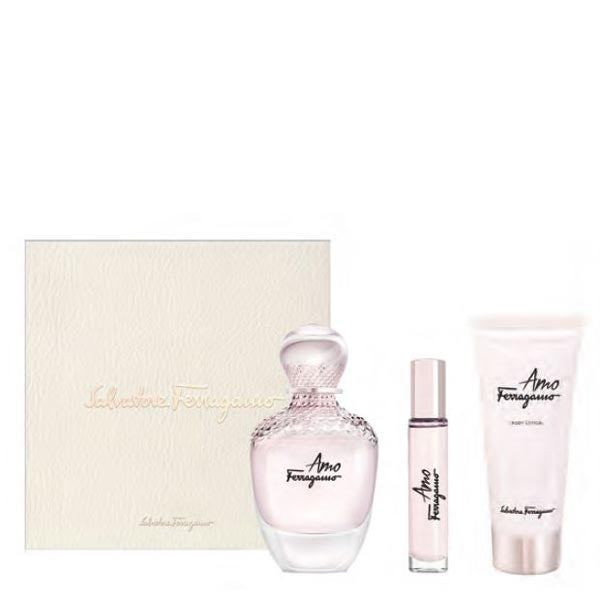 FERRAGAMO AMO COFANETTO2 EAU DE PARFUM - BODY LOTION - Tre Pi Profumerie