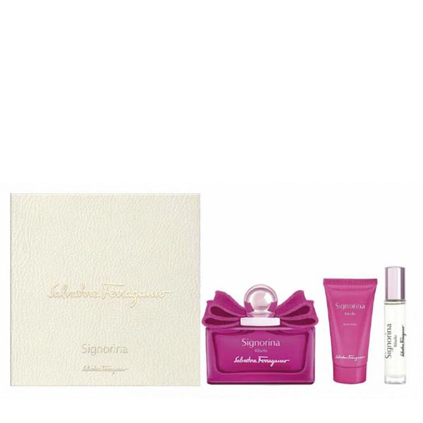 FERRAGAMO SIGNORINA RIBELLE COFANETTO 2 EDP - BODY LOTION - Tre Pi Profumerie