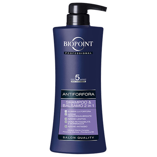 BIOPOINT PROFESSIONAL SHAMPOO & BALSAMO ANTIFORFORA 5 AZIONI 400 - Tre Pi Profumerie